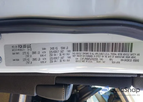 2015 Jeep Cherokee Sport from USA, damaged, VIN 1C4PJMABXFW702299